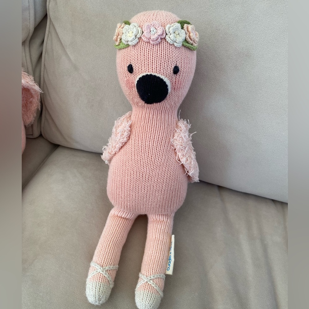 Cuddle + Kind Penelope the Flamingo 13" (little).